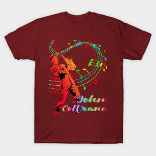 A Man With Saxophone-John Coltrane T-Shirt